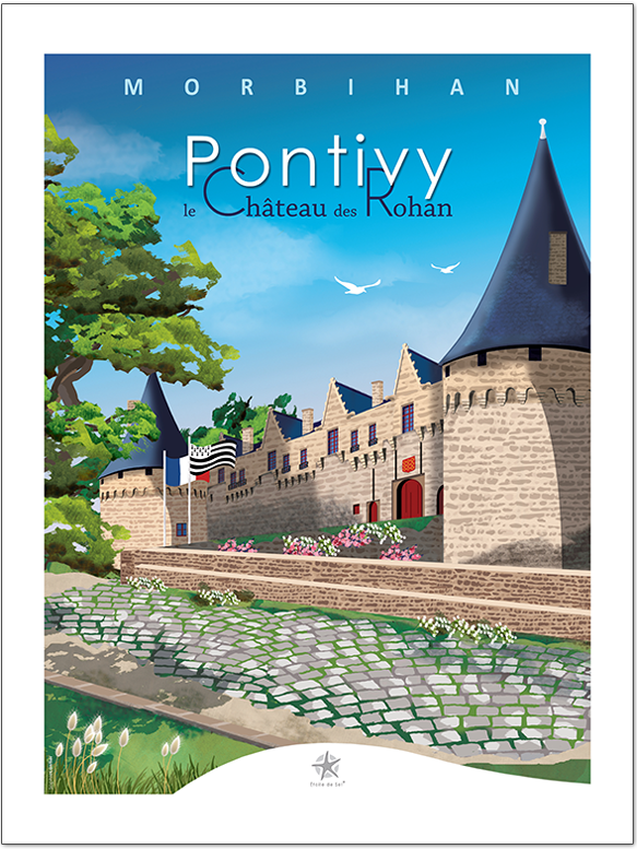 Pontivy Le Ch Teau Des Rohan Affiche Toile De Sel