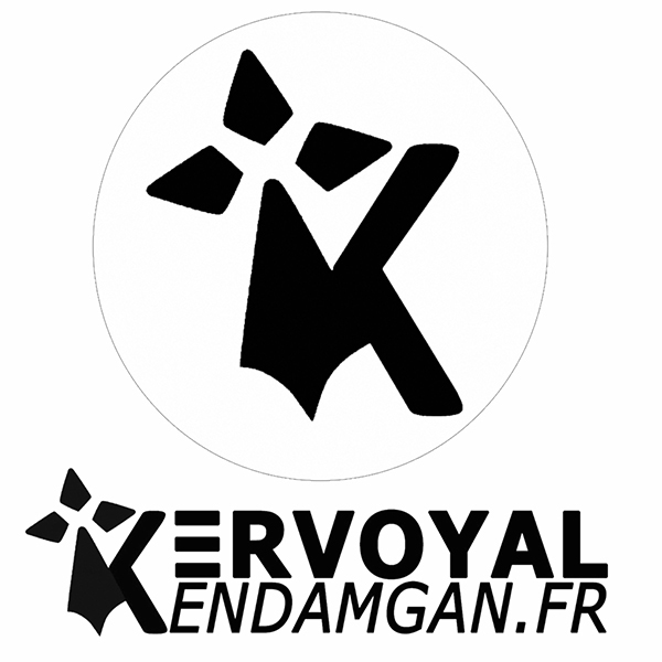 le logo de gwen ha du de kervoyal à damgan