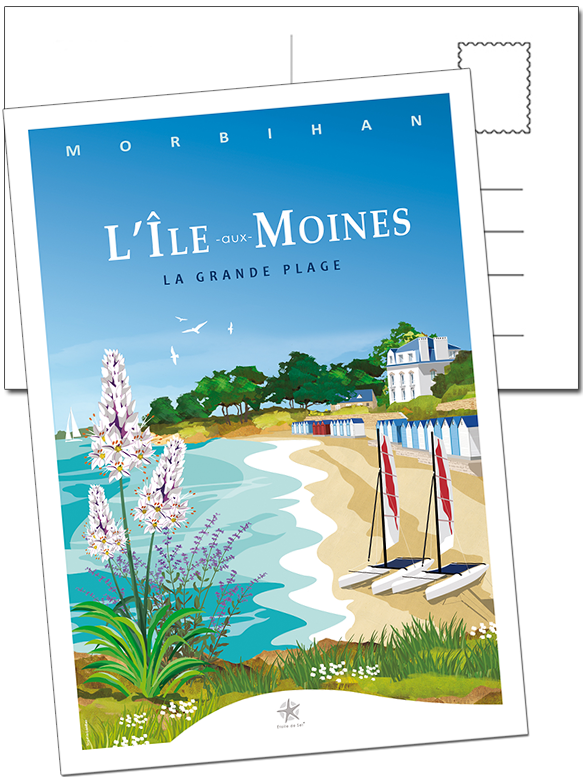 carte de l'île aux moines