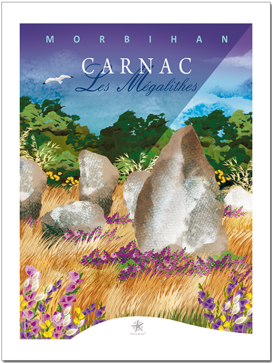 les alignements de menhirs à carnac en bretagne