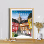 le quartier médiéval de vannes avec la place henri 4