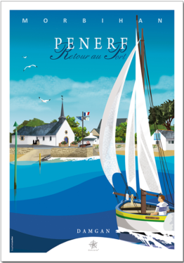 vieux gréement dans le port de Penerf