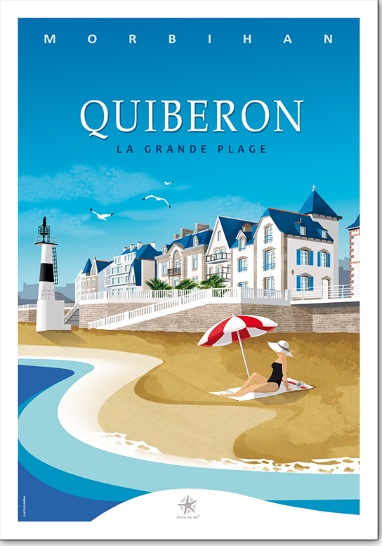 Carte Quiberon-Plage