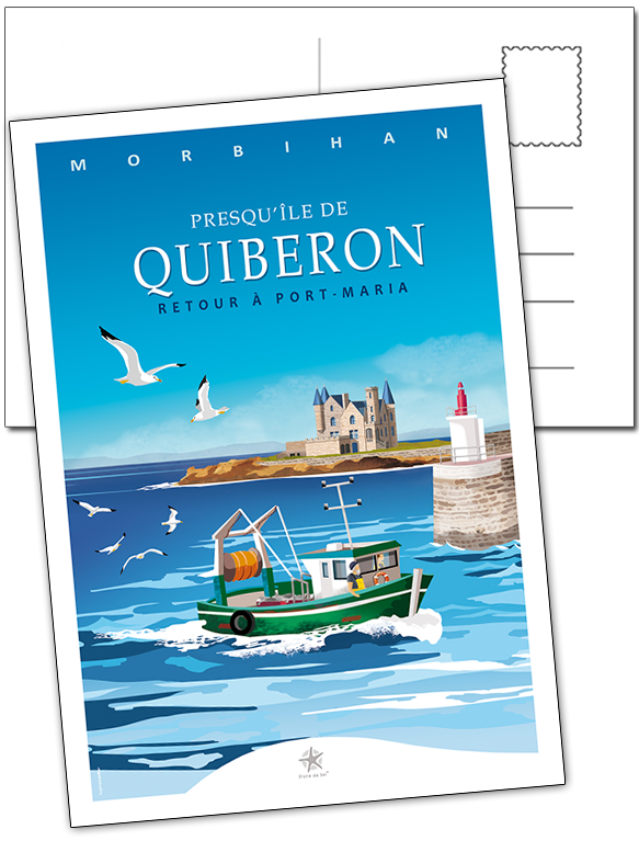carte Turpault Quiberon