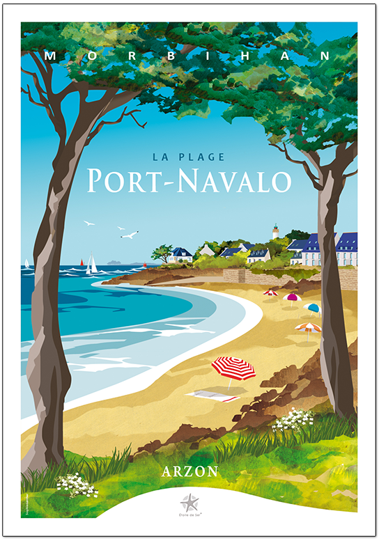 plage de port navalo golfe du morbihan bretagne