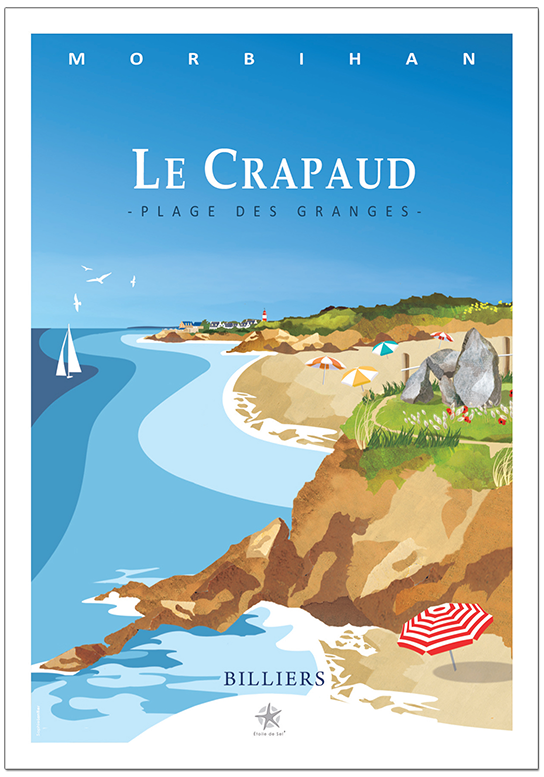 le dolmen du crapaud et la plage des granges à billiers