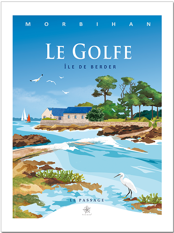 affiche île Berder