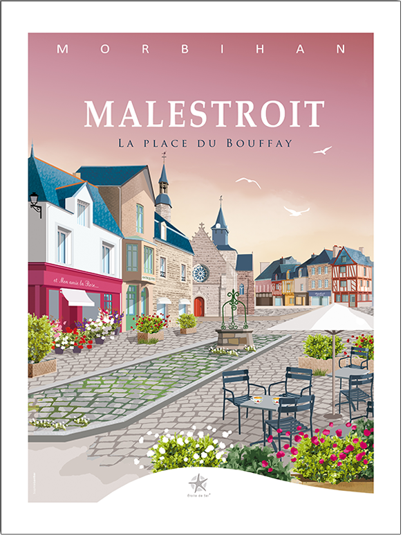 place et église de malestroit