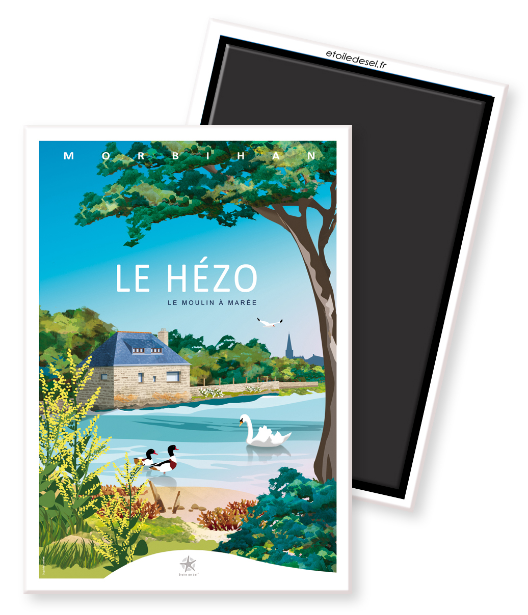 magnet moulin du hezo magnet moulin à marée du hezo