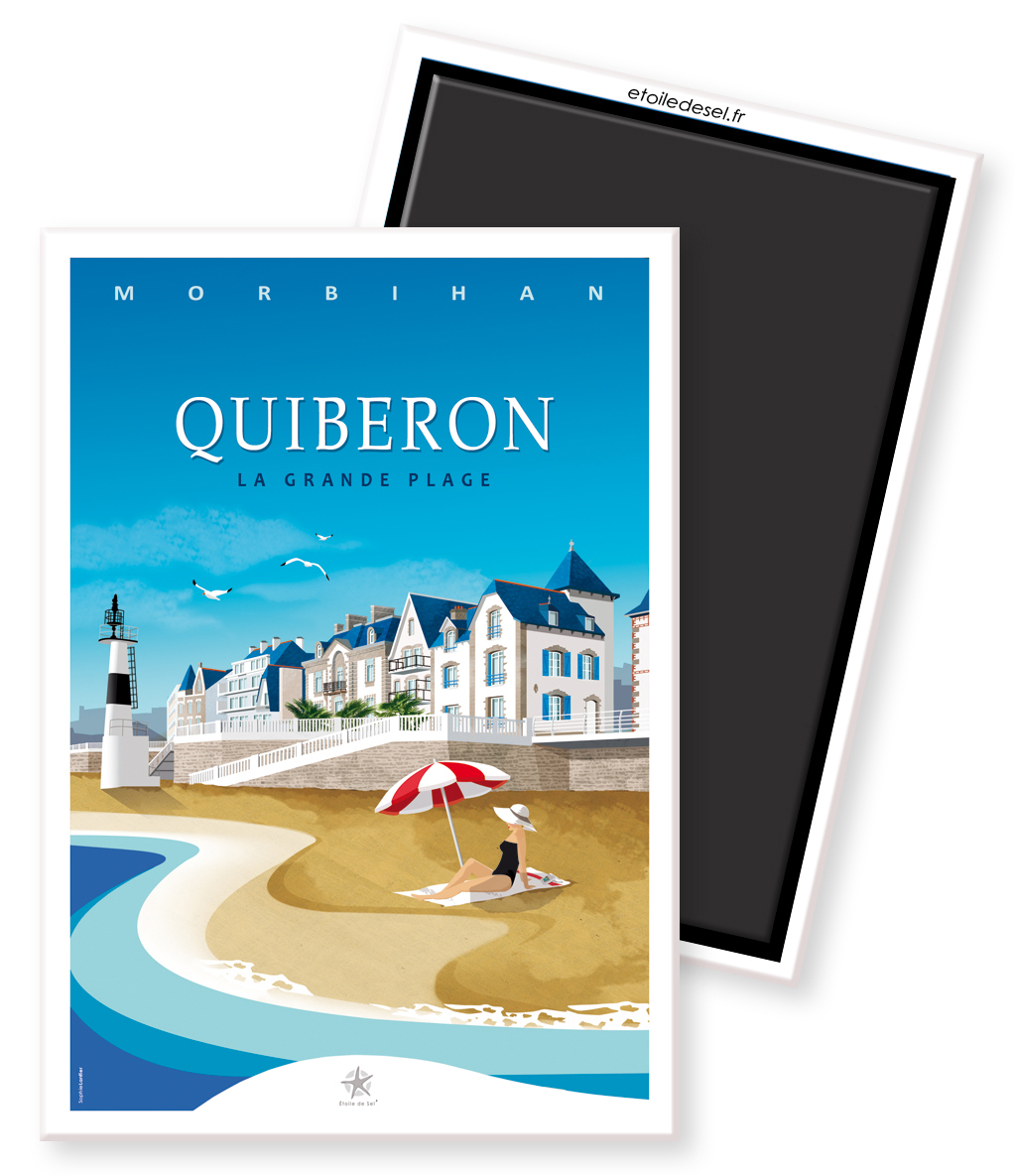 magnet quiberon grande plage magnet plage de quiberon centre