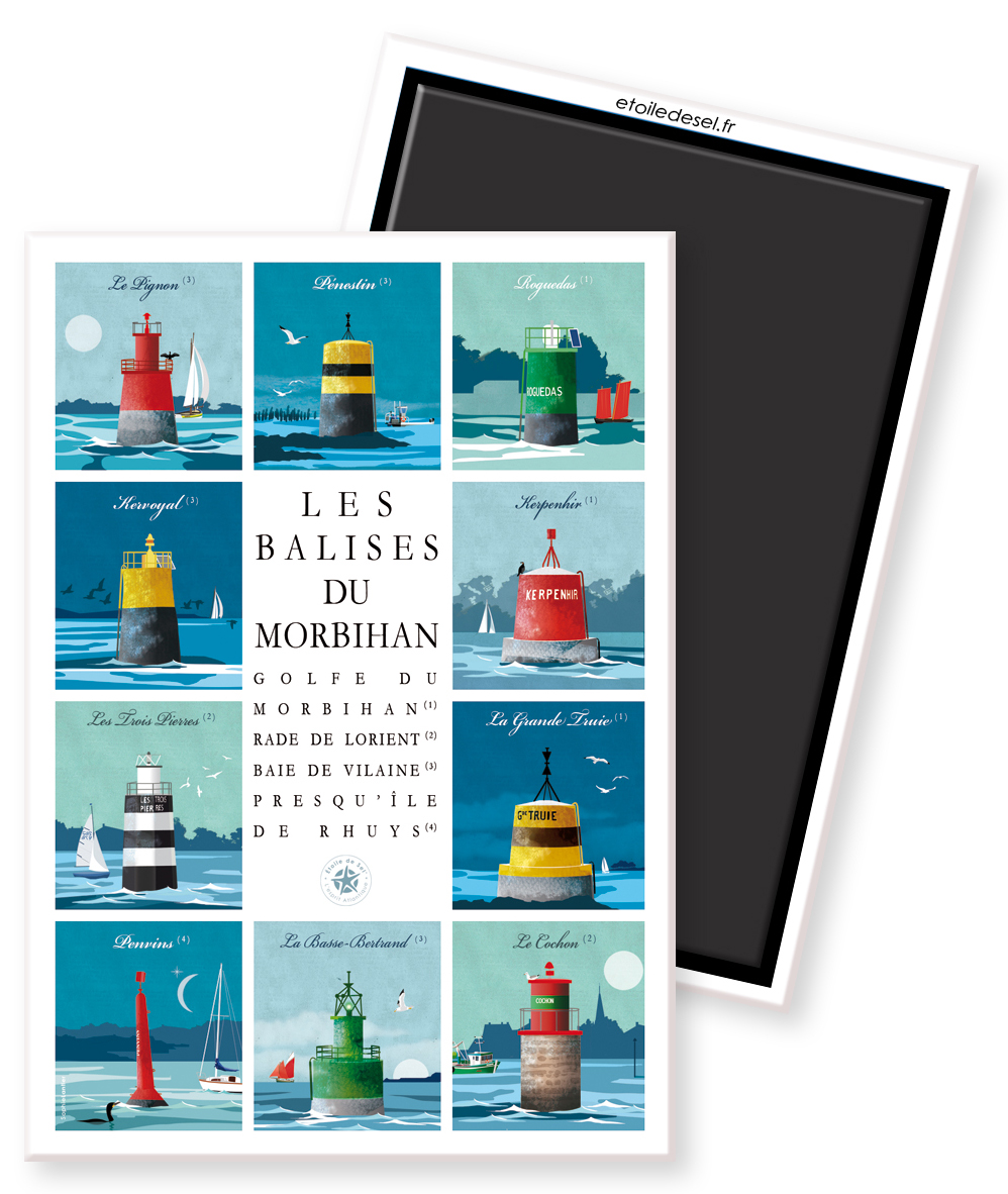 magnet balises du morbihan magnet balises bretagne