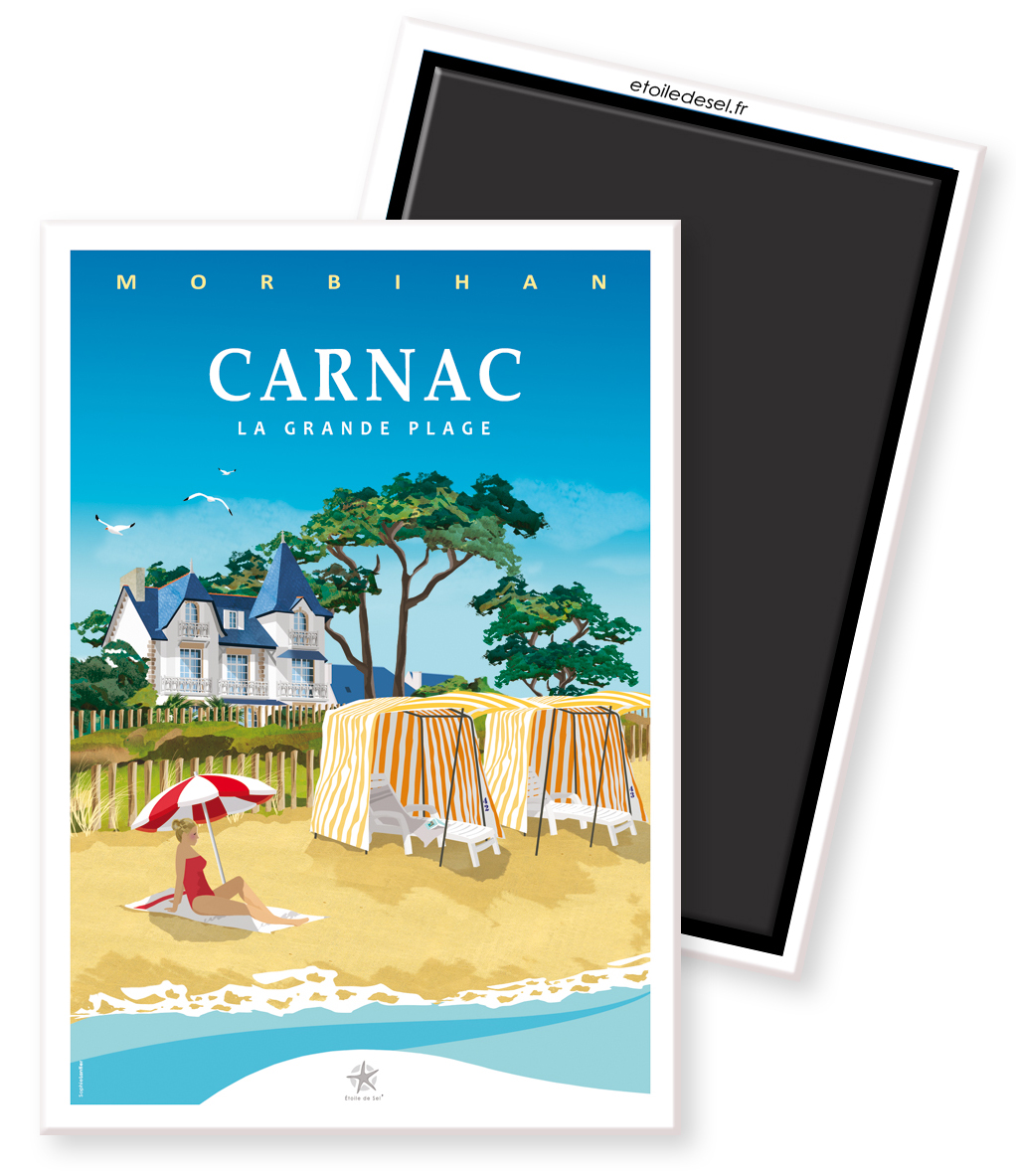 magnet carnac grande plage magnet plage de carnac