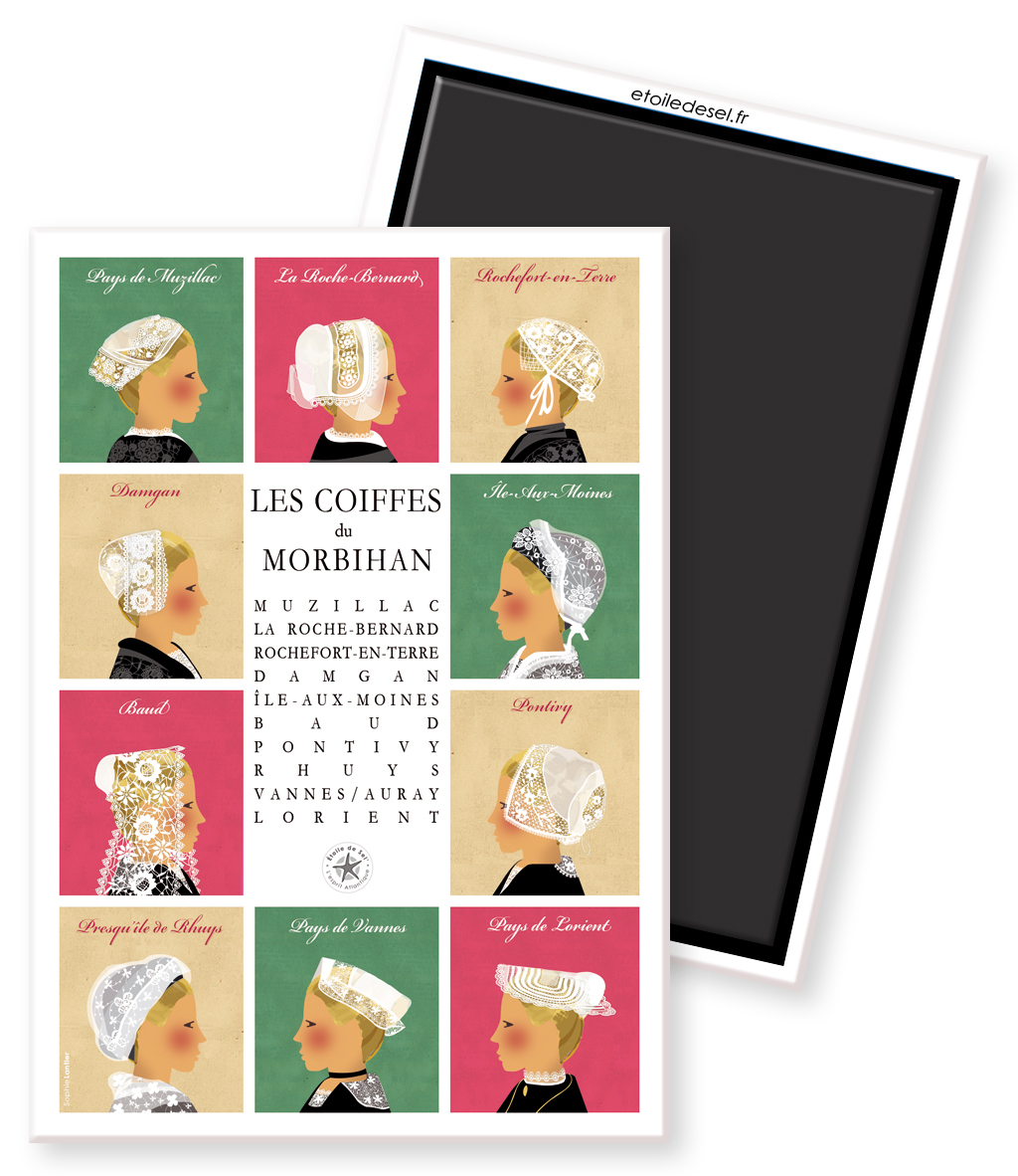 magnet coiffes du morbihan magnet des coiffes morbihannaises