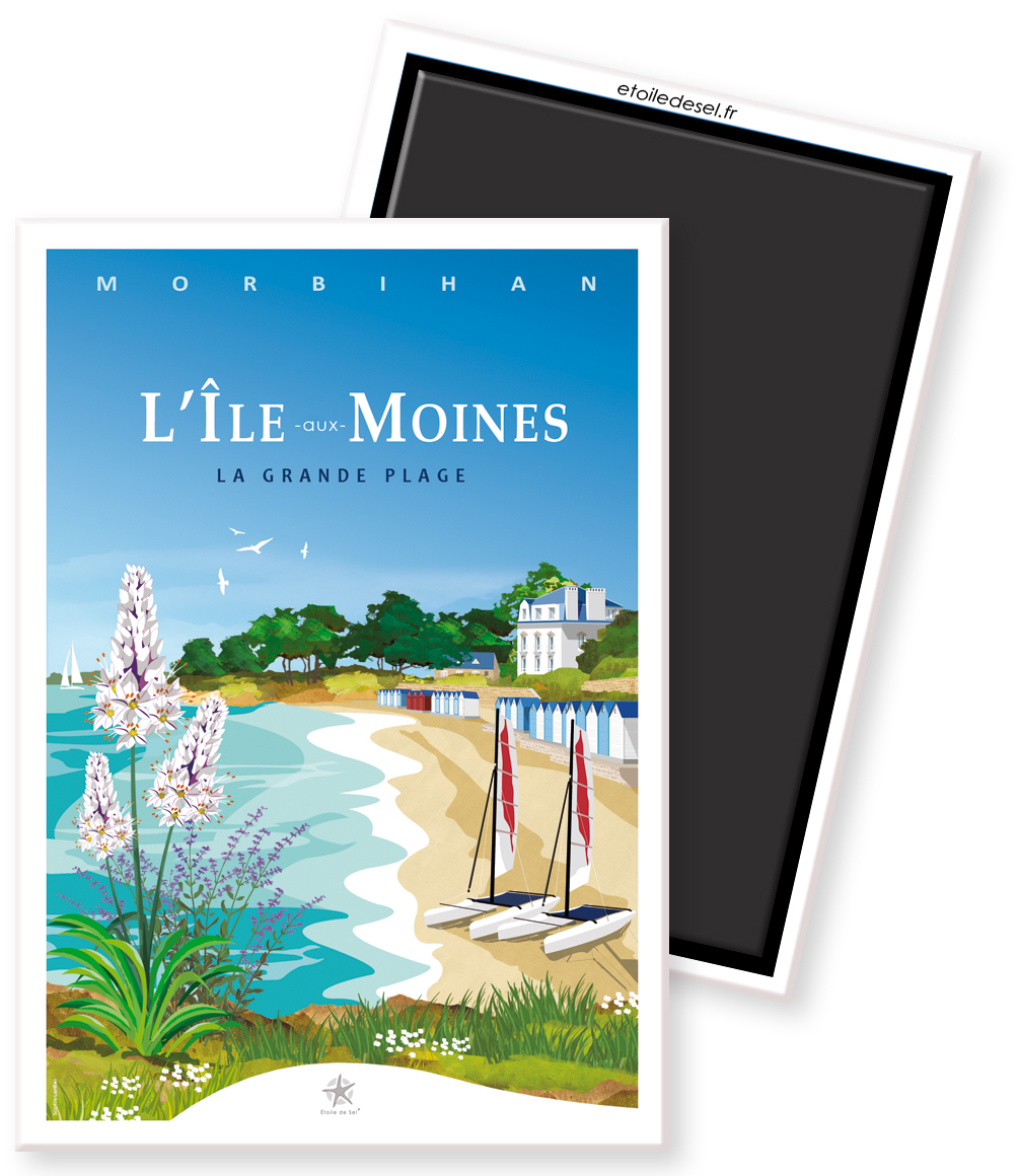 magnet grande plage de l'île aux moines magne île aux moines morbihan