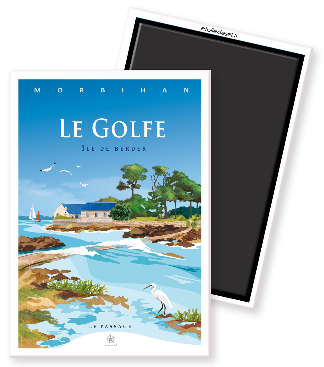 magnet île de berder magnet du passage de l'île berder