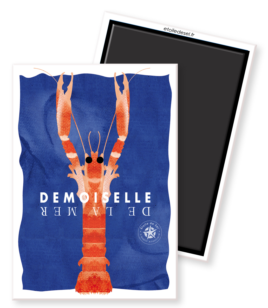 magnet langoustine magnet demoiselle de la mer