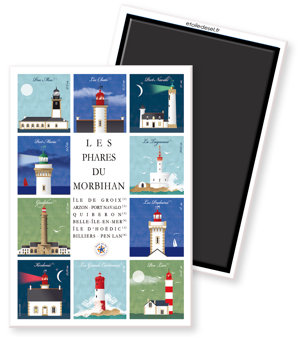 magnet phares du morbihan magnet phares Bretagne