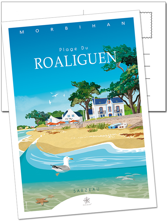 carte du roaliguen sarzeau morbihan